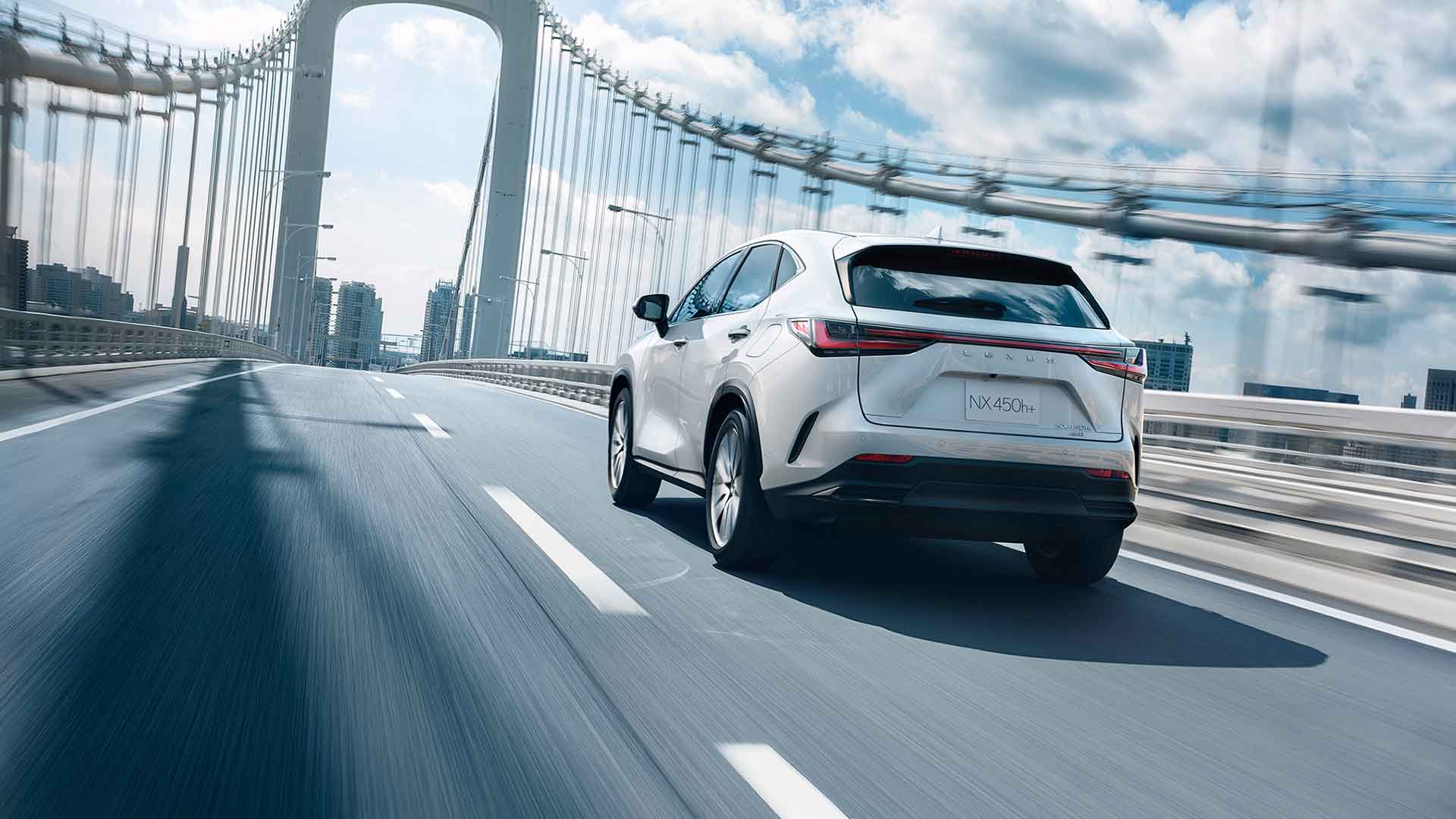 Lexus NX 450h+. Overseas model shown.